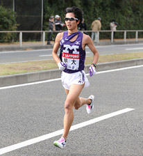 8区・有村は区間2位の走りを披露