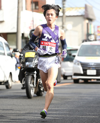 4区・松井選手は区間タイム3位の好走