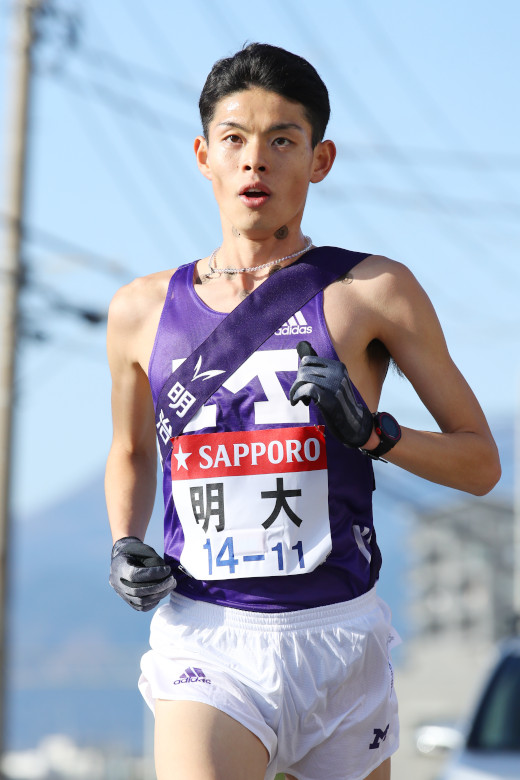 区間新記録を樹立した阿部弘輝主将（写真：森田直樹/アフロスポーツ）