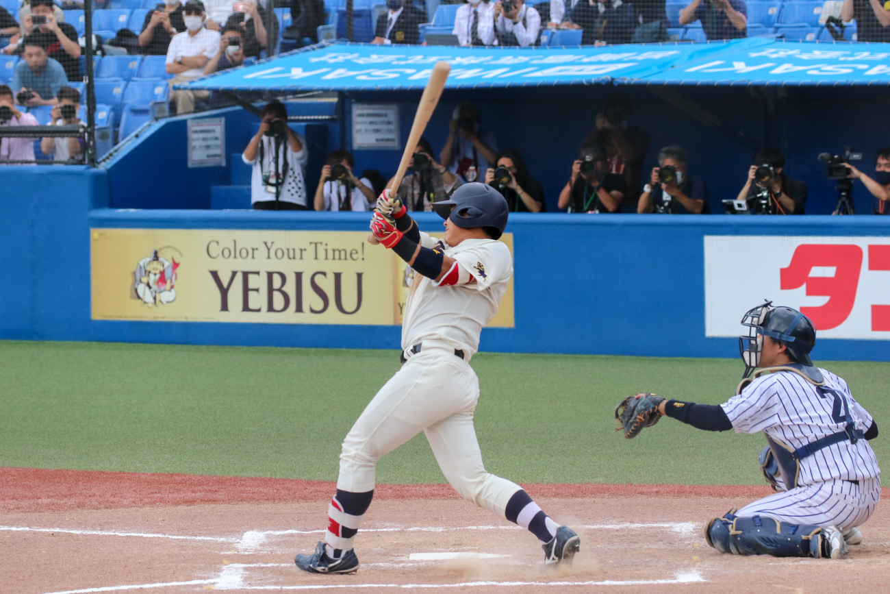 サヨナラ犠牲フライを放った蓑尾選手