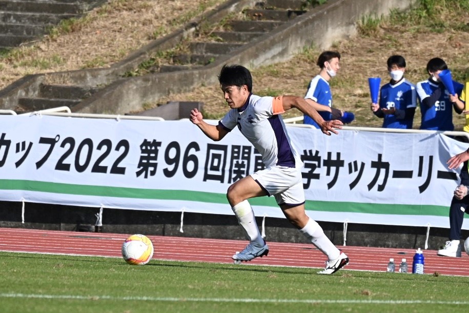 主将としてチームを牽引した林幸太郎選手（法学部4年）