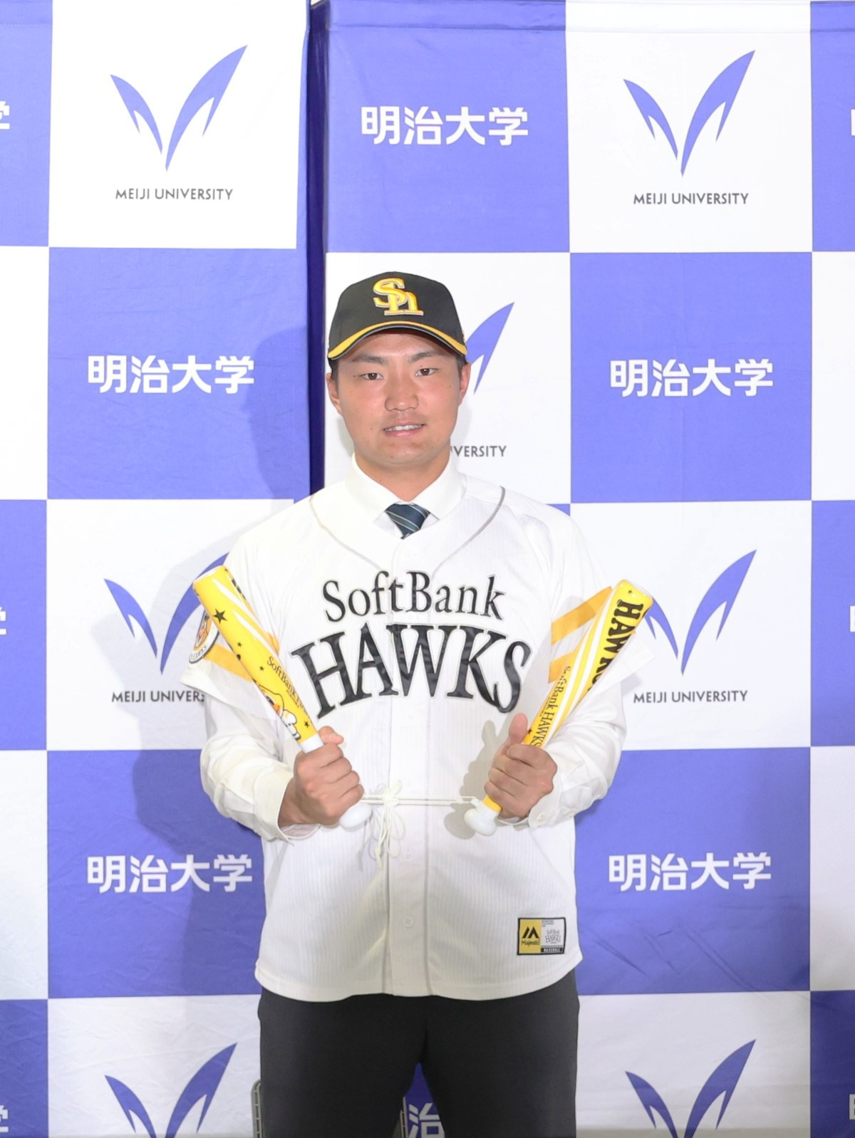 福岡ソフトバンクホークスから指名を受けた村田選手