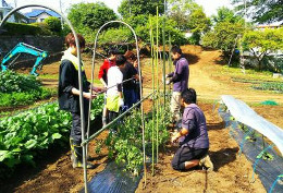 5月11日（金）生徒たちによる農作業