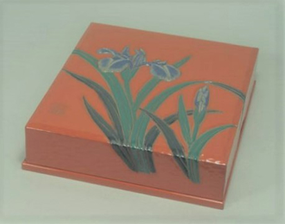 高岡漆器 彫刻塗色紙箱（現代、商品部門）