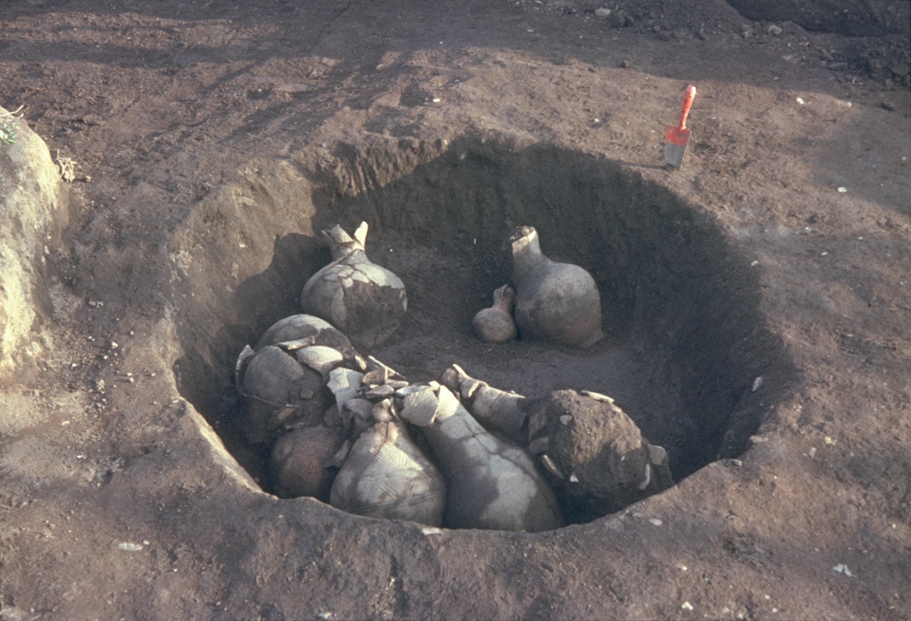 出流原遺跡第11号墓壙検出状況
