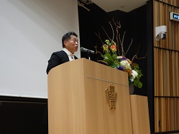 土屋恵一郎学長による特別講演