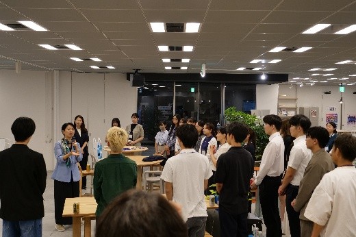 懇親会冒頭の山口CMOによるご挨拶