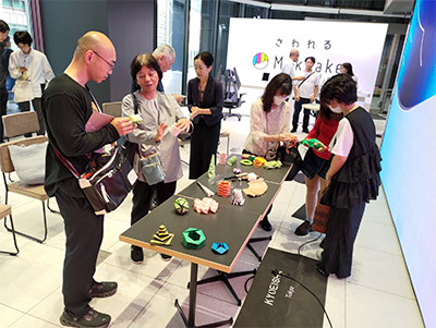 「折紙工学」展示－さわれるMakuake