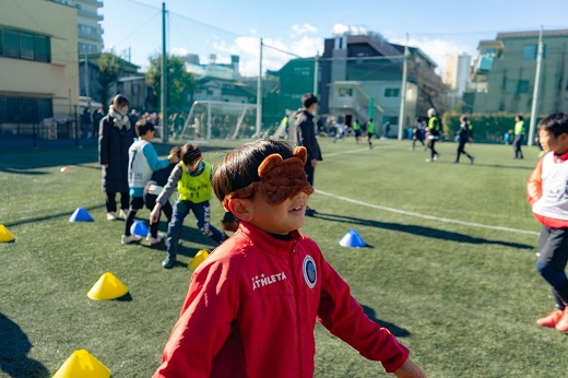 ブラインドサッカー体験