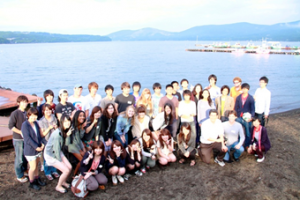 2012年度　南カリフォルニア大学との合宿の様子