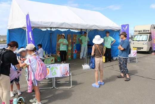 「遊海しんち」明大ブース