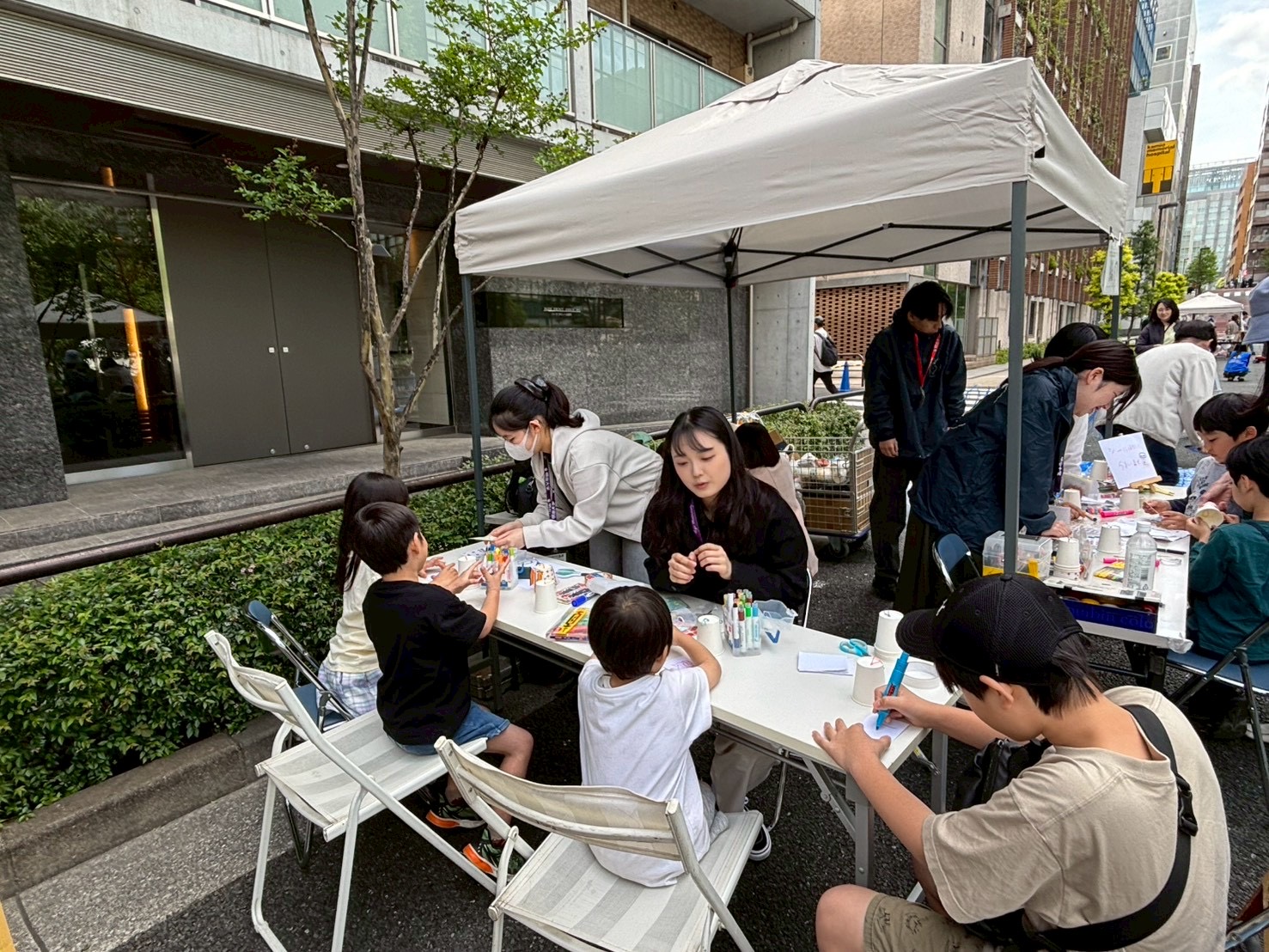 ワークショップでの道場生