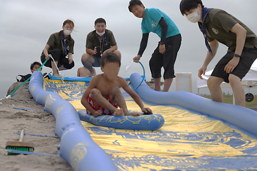 「遊海しんち」での運営ボランティア