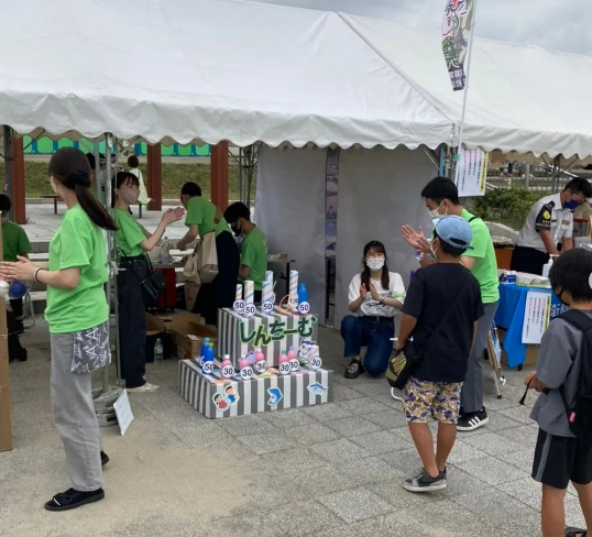 「遊海しんち」明大ブース