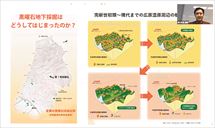 黒曜石研究の成果を説明する島田学芸員