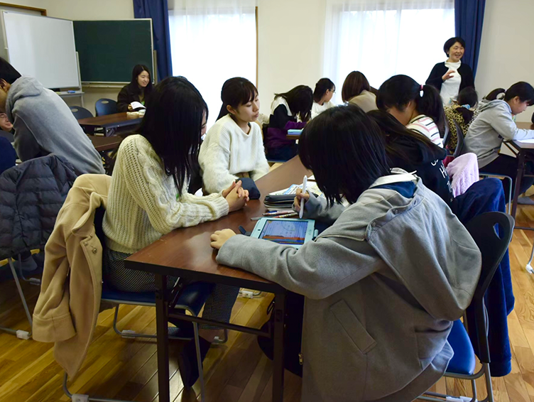 きずなInternational:南三陸町のピアノ教室での学習支援