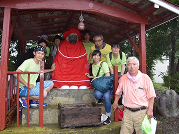 しんちーむ:あんこ地蔵尊祭りでの屋台出店の様子