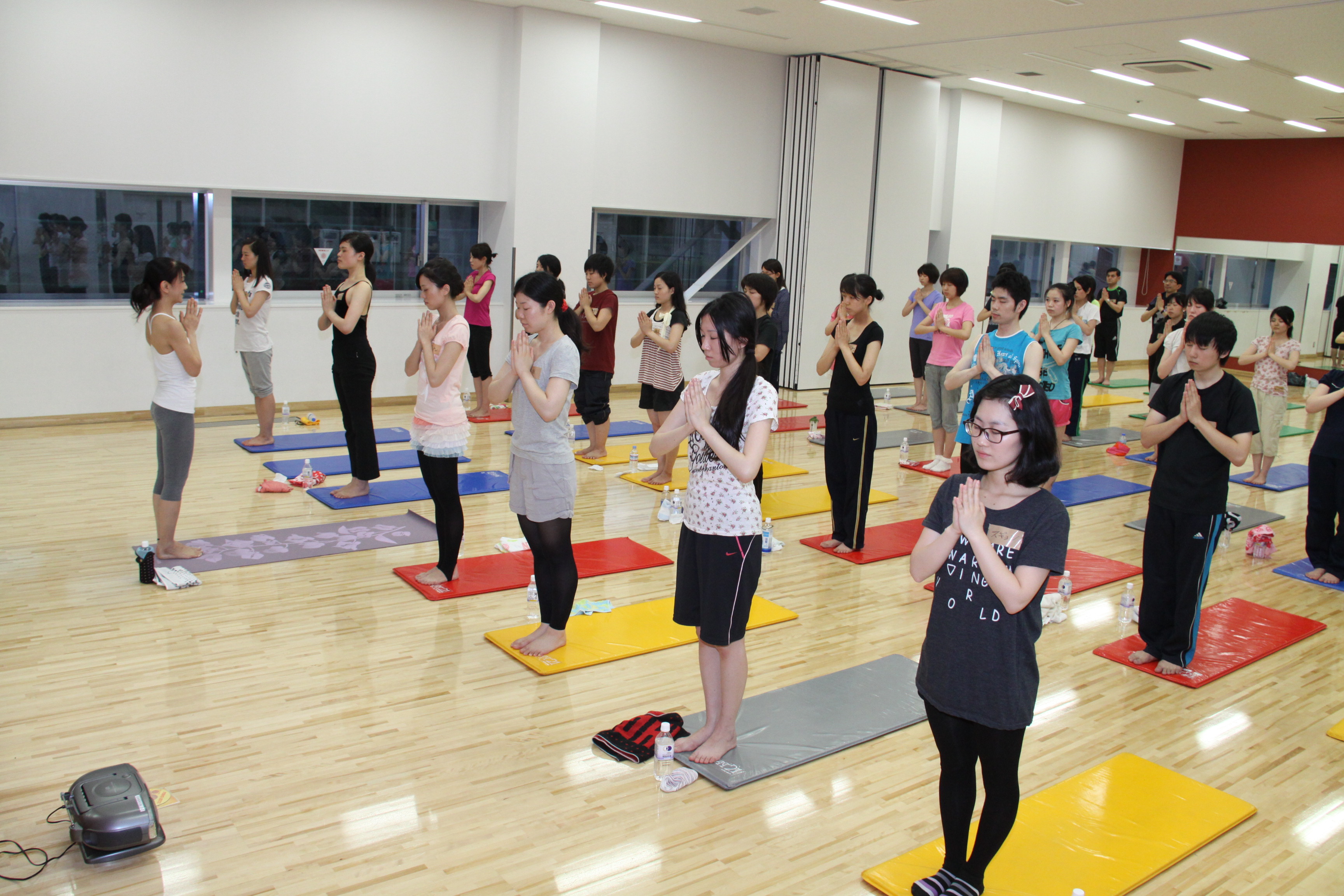 Yoga体験の様子