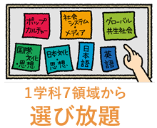 ７領域から選び放題