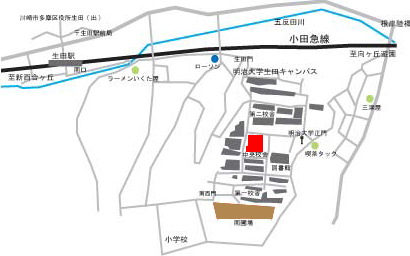 MAP（生田キャンパス）